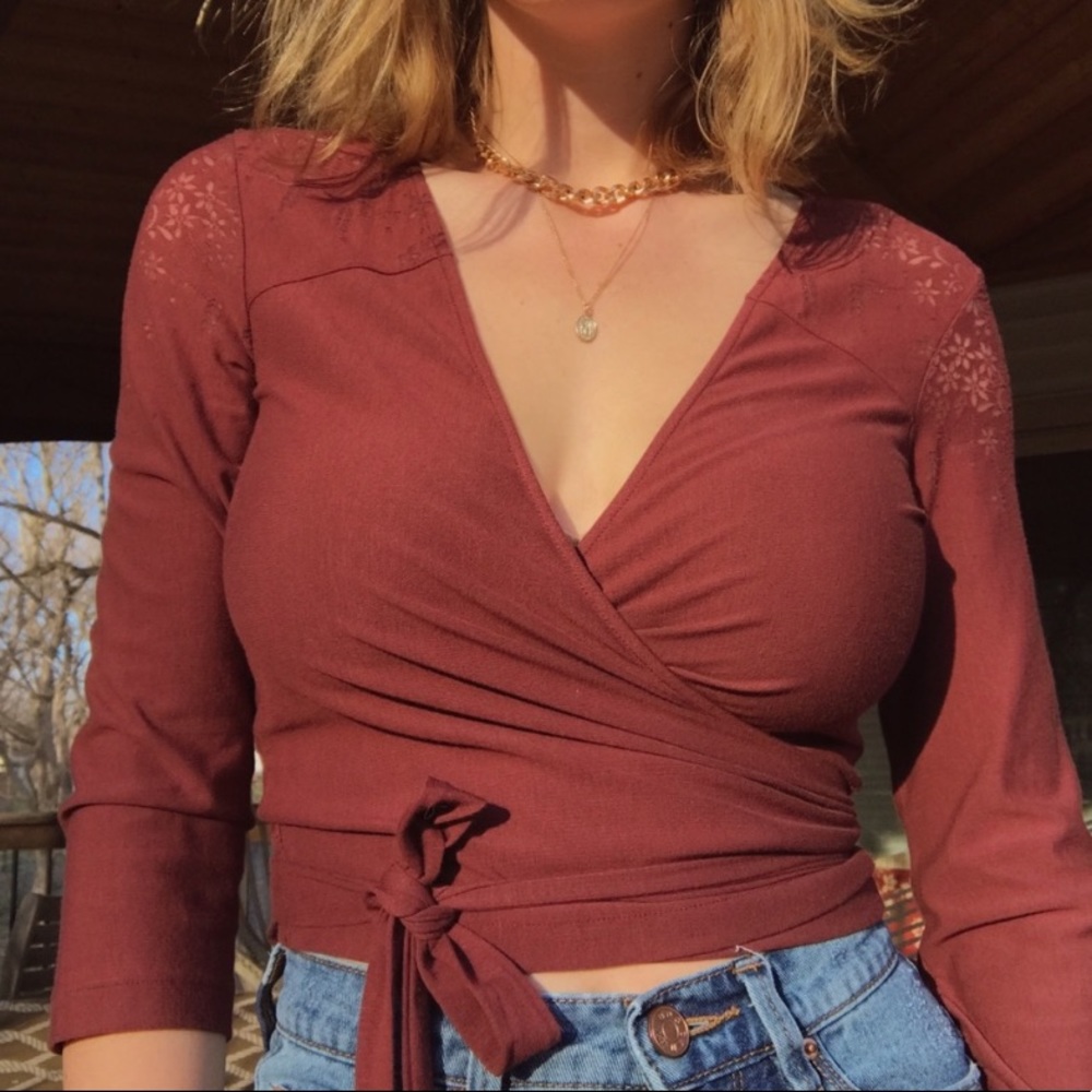 Christian Dior Wrap Top Vintage